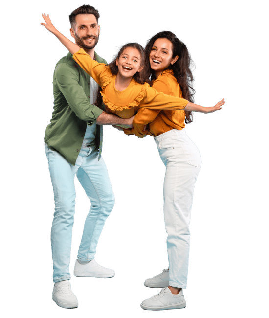 Family planning their dream home renovation together, highlighting the goals that home improvement financing can help achieve.