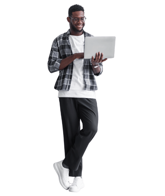 Homeowner reviewing financial information on a laptop while exploring home equity financing options.