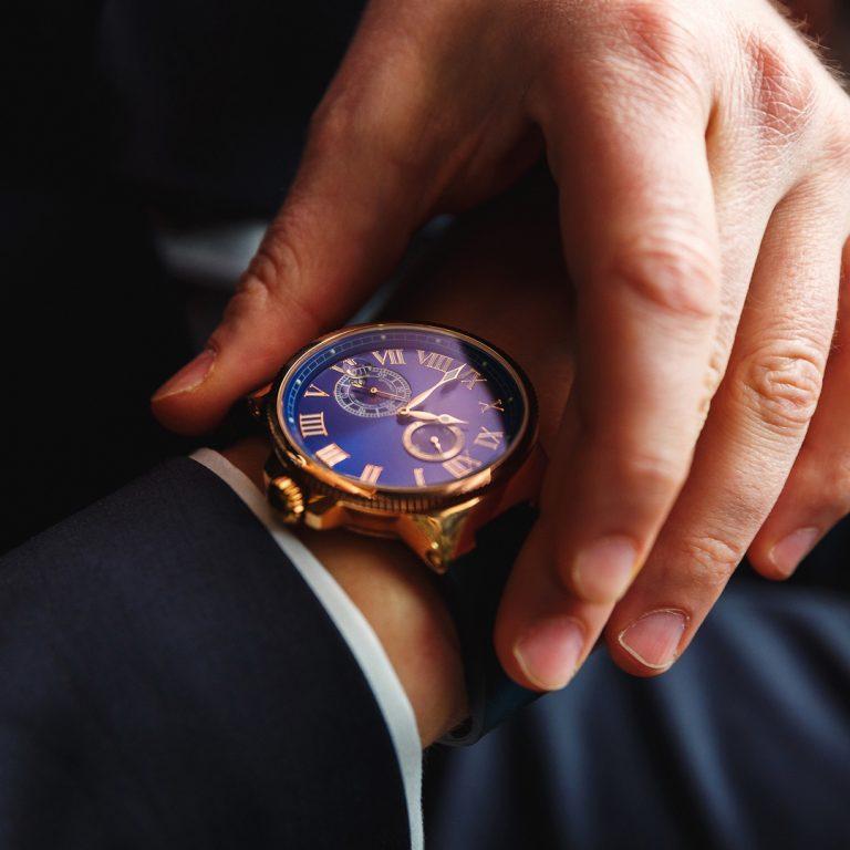 A luxury watch