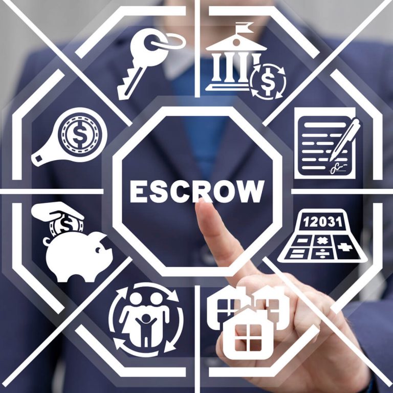Escrow mortgage concept