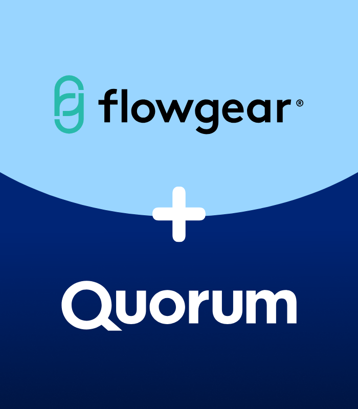 flowgear quorum partnership announcement