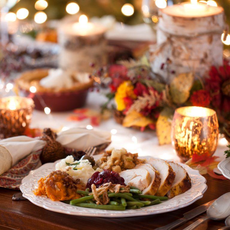 Thanksgiving Spread Learning Hub Large Template
