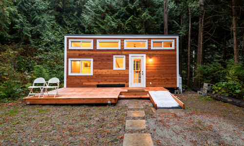 A tiny house: a great example of the "single income" minimalist financial mindset, and how to live on one paycheck.