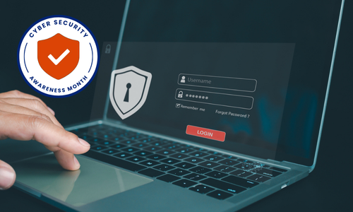 Cyber Security month computer