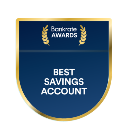 Bankrate awards best savings account logo