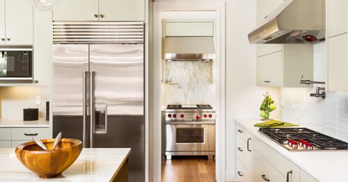 Beautiful, renovated kitchen.