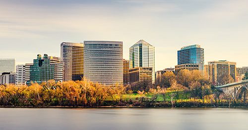Artlington, VA city skyline
