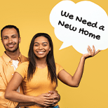 Couple who needs a new home, considering a HELOC to help fund their needs.