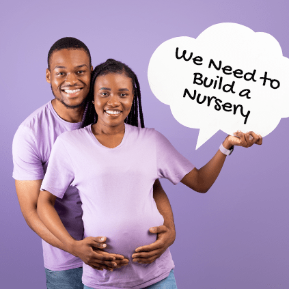 We Need To Build A Nursery - couple considering using a HELOC to help fund their needs.
