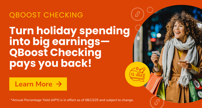 Woman shopping for holiday gifts